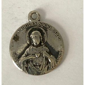 Notre Dame Sacre Coeur Jesus Mary silver medal